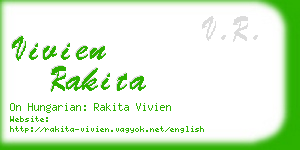 vivien rakita business card